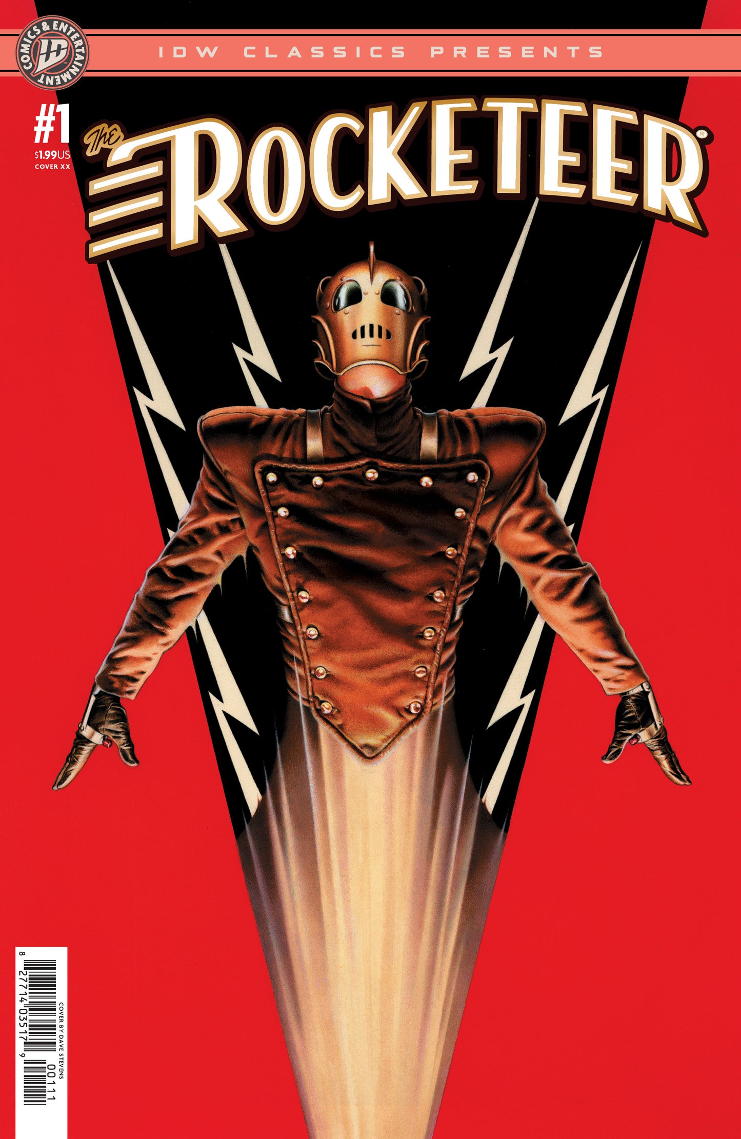 ROCKETEE#1: IDW Classics Cover A (Stevens) IDW PUBLISHING