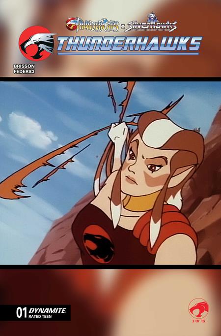 04/22/2026 THUNDERCATS X SILVERHAWKS THUNDERHAWKS #1 CVR E ANIMATION ART VAR DYNAMITE ENTERTAINMENT
