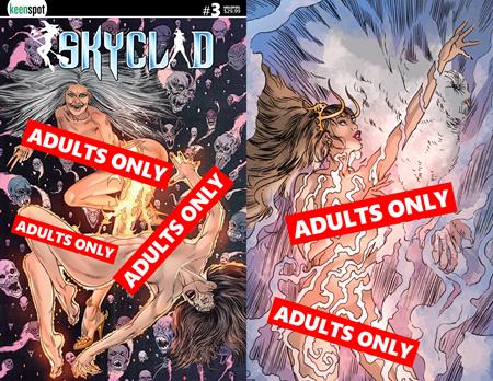 05/13/2026 SKYCLAD #3 CVR D MICHAL DUTKIEWICZ ADULTS ONLY HOLOFOIL FLIP VAR (MR) EX POSSE HOLDINGS