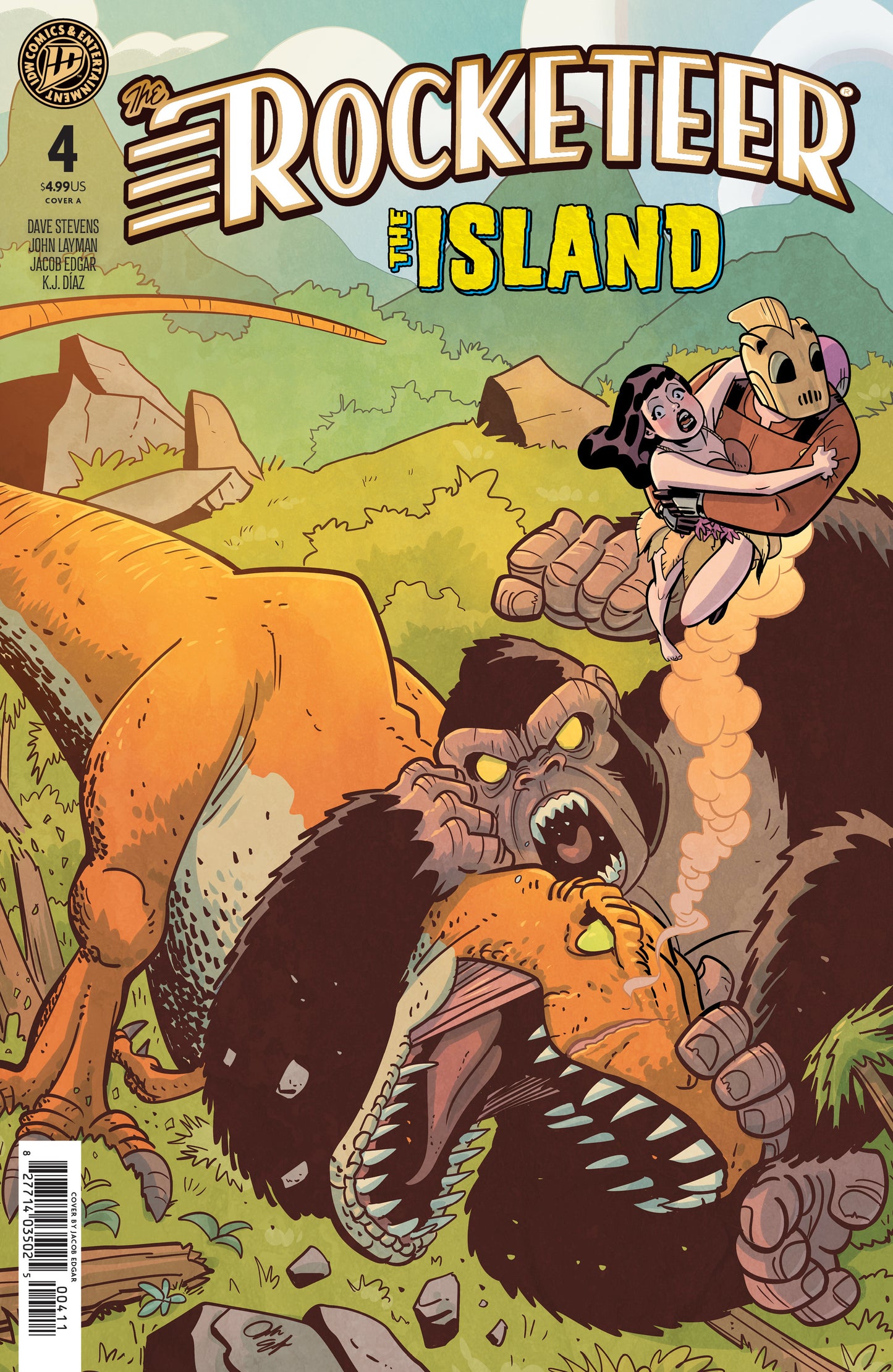 06/24/2026 The Rocketeer: The Island #4 Cover A (Edgar) IDW PUBLISHING