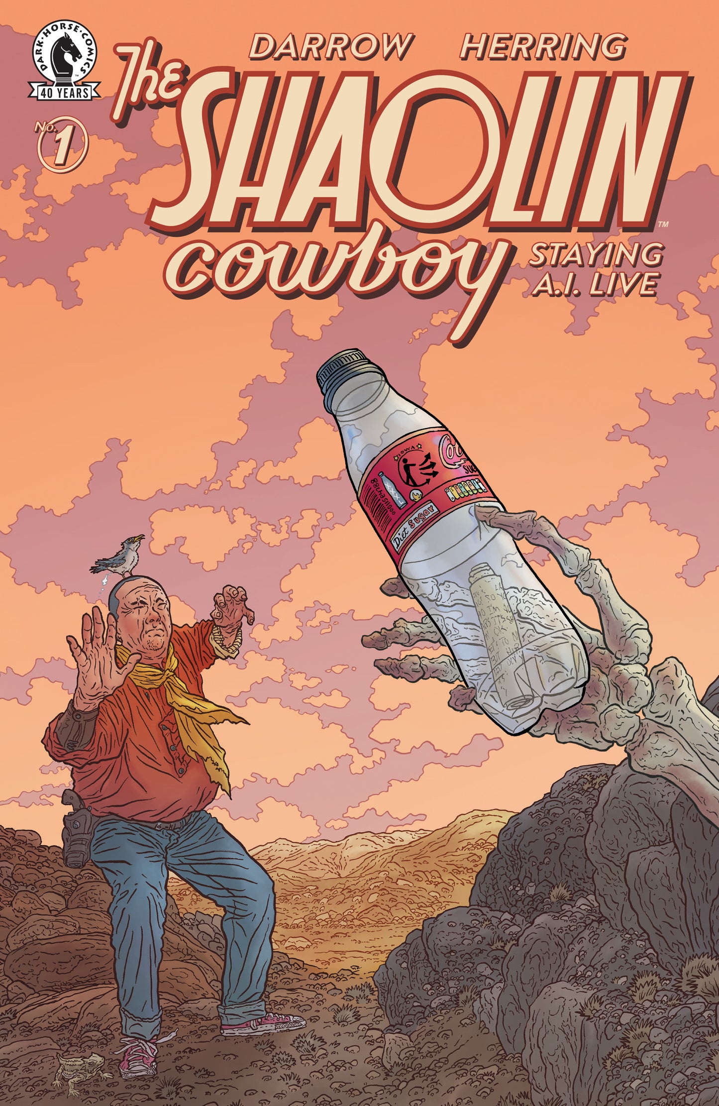 SHAOLING COWBOY STAYING A.I.LIVE #1 CVR A DARROW 2026 DARK HORSE COMICS