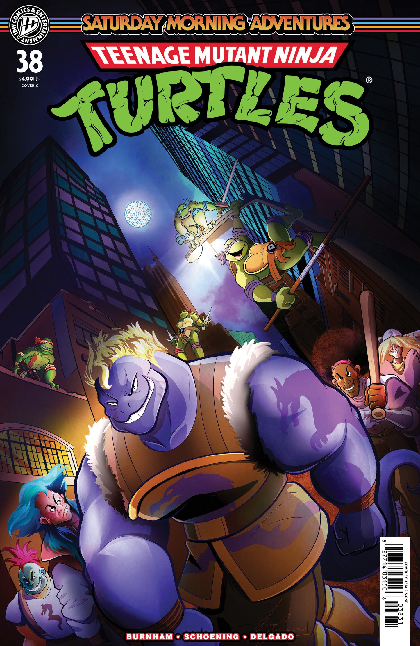 06/24/2026 Teenage Mutant Ninja Turtles: Saturday Morning Adventures #38 Variant C (Simone) IDW PUBLISHING