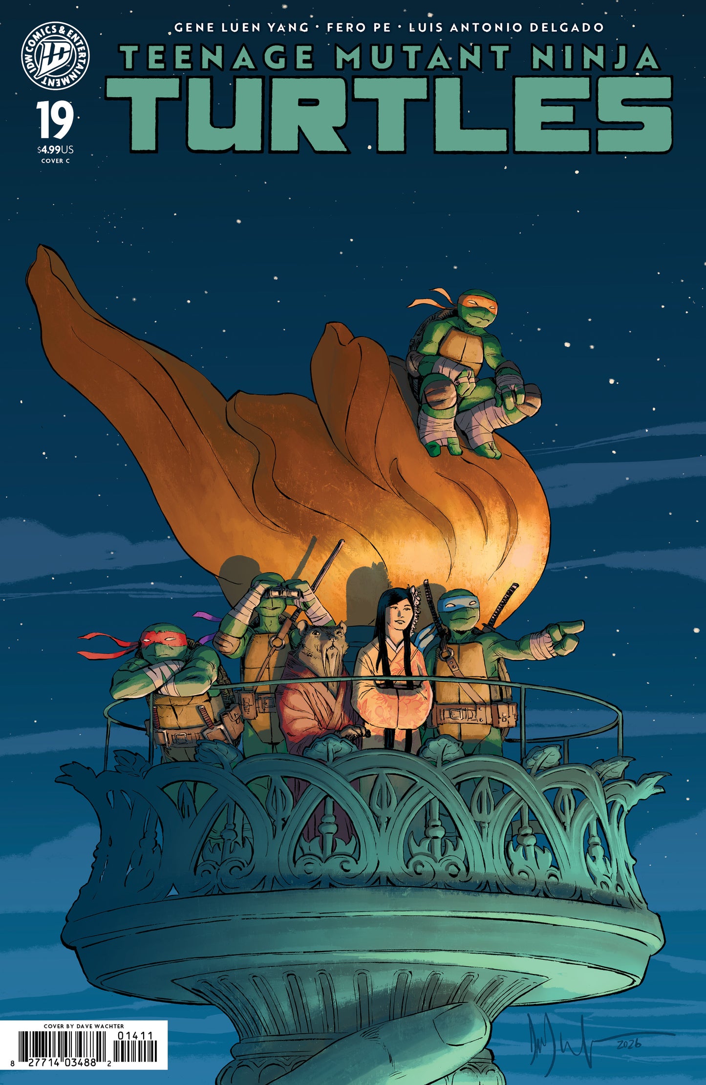 06/10/2026 Teenage Mutant Ninja Turtles #19 Variant C (Wachter) IDW PUBLISHING