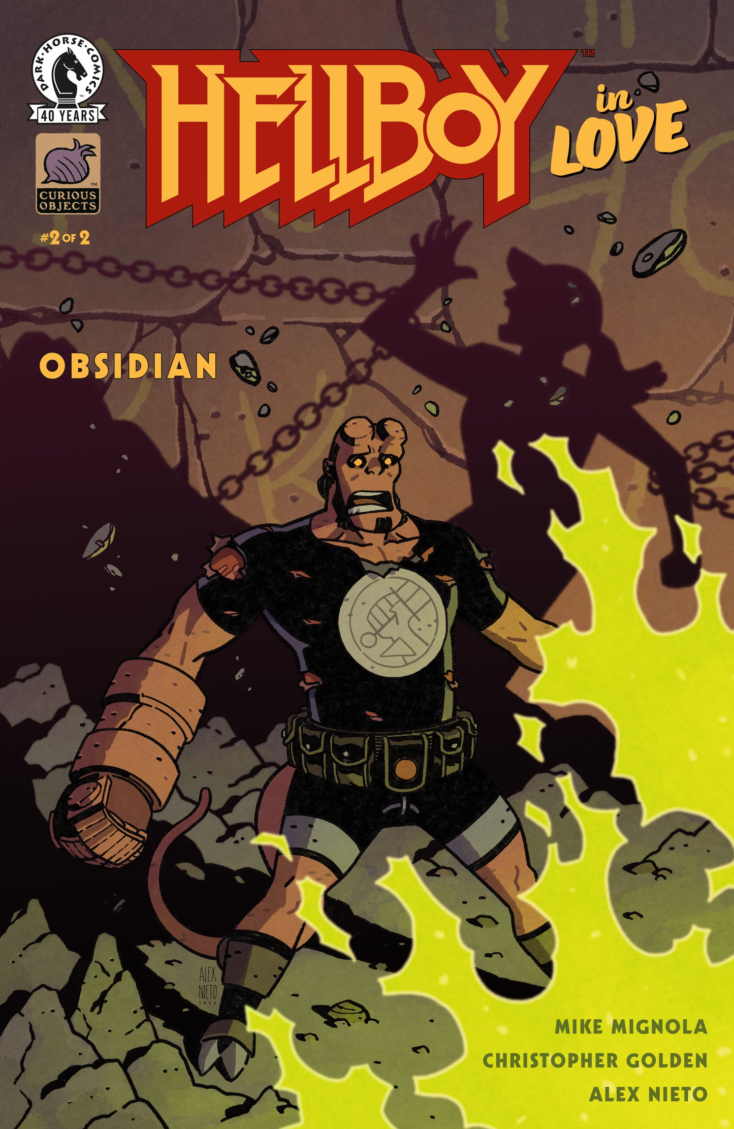 07/29/2026 Hellboy in Love: Obsidian #2 (CVR A) (Alex Nieto) DARK HORSE COMICS