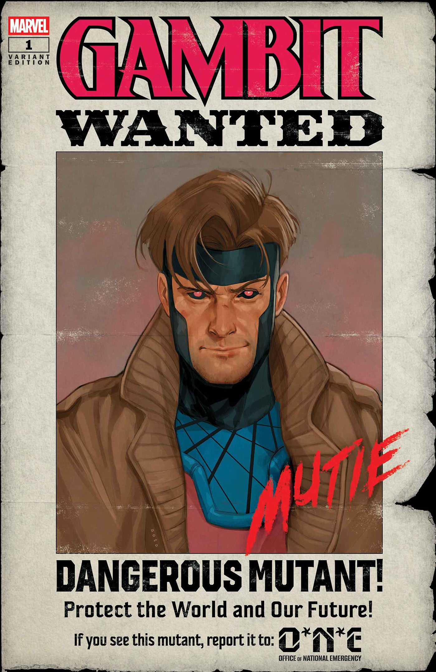07/22/2026 GAMBIT WANTED #1 PHIL NOTO WANTED VARIANT B MARVEL