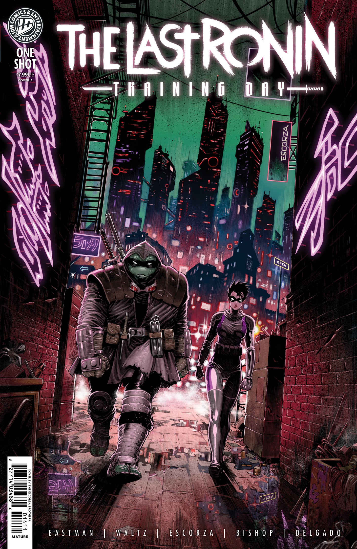07/15/2026 Teenage Mutant Ninja Turtles: The Last Ronin--Training Day Cover A (Escorza Brothers) IDW PUBLISHING