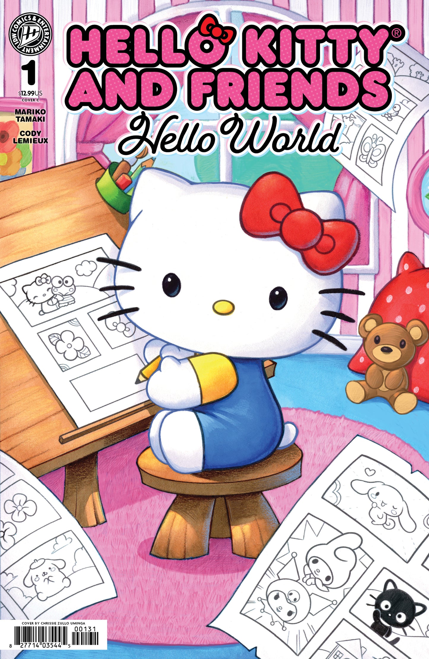 08/12/2026 Hello Kitty and Friends: Hello World! #1 Variant C Foil (Zullo Uminga) IDW PUBLISHING