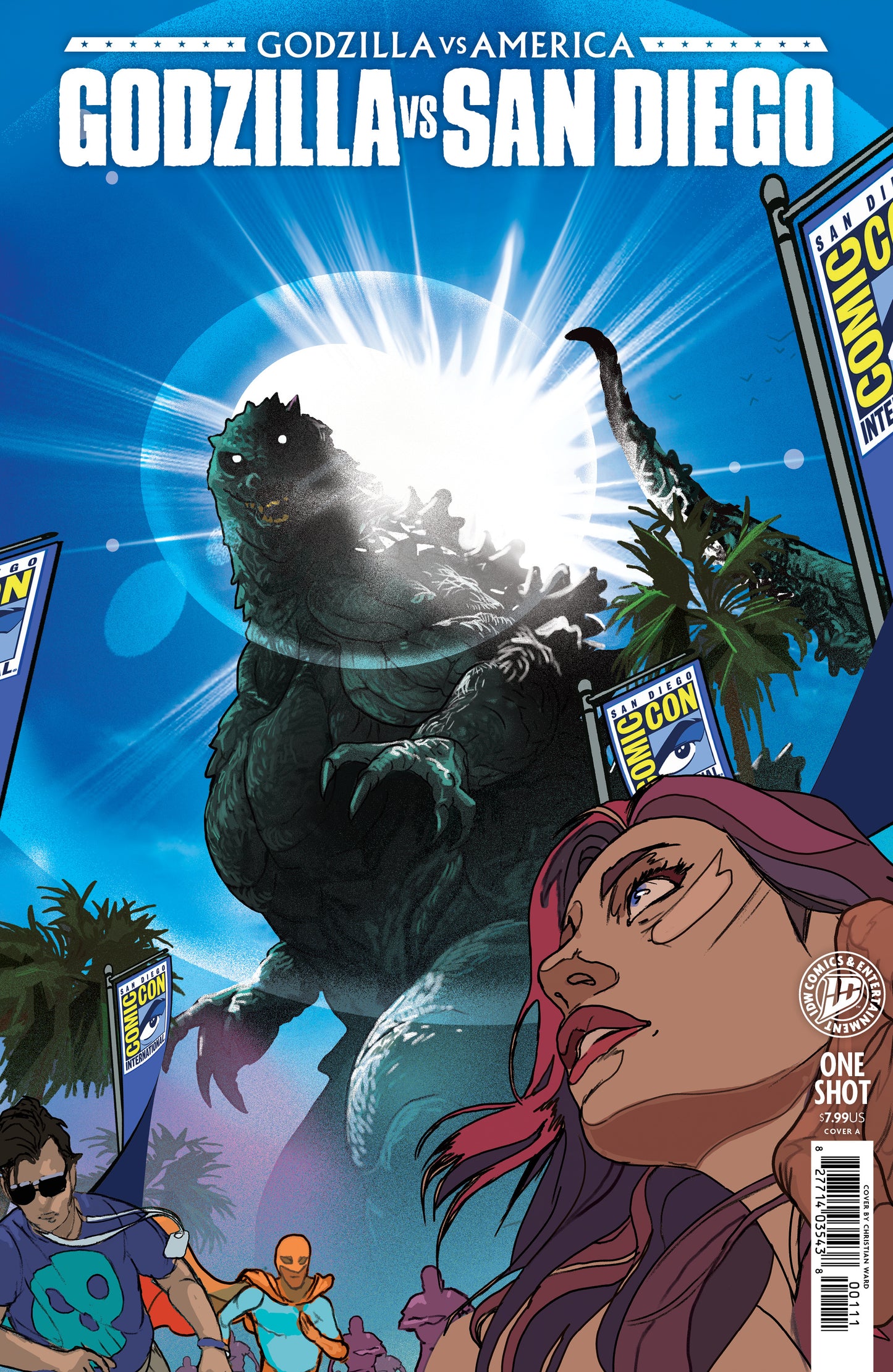 07/22/2026 Godzilla Vs. America: San Diego Cover A (Ward) IDW PUBLISHING