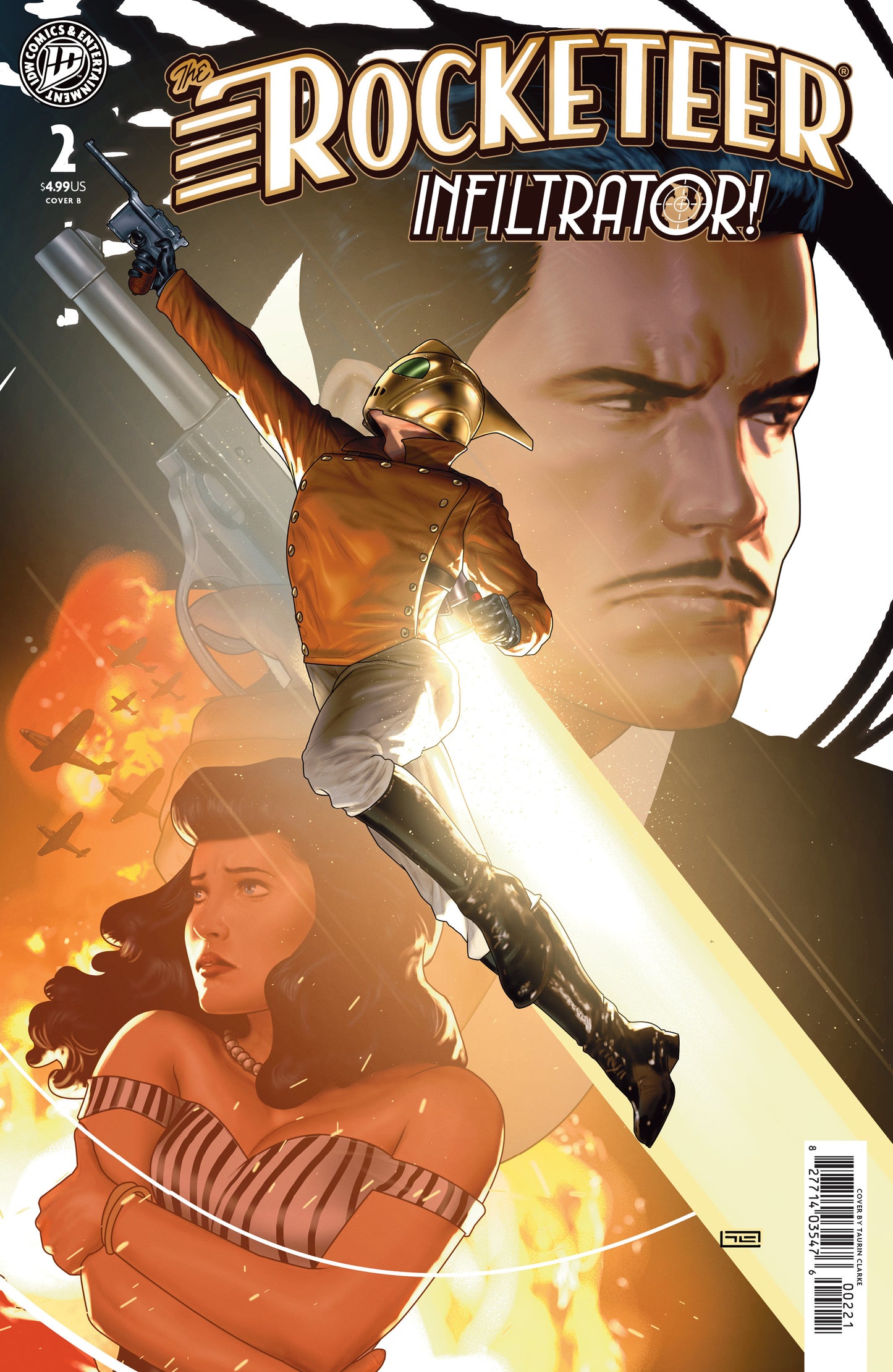 08/26/2026 The Rocketeer: Infiltrator! #2 Variant B (Clarke) IDW PUBLISHING