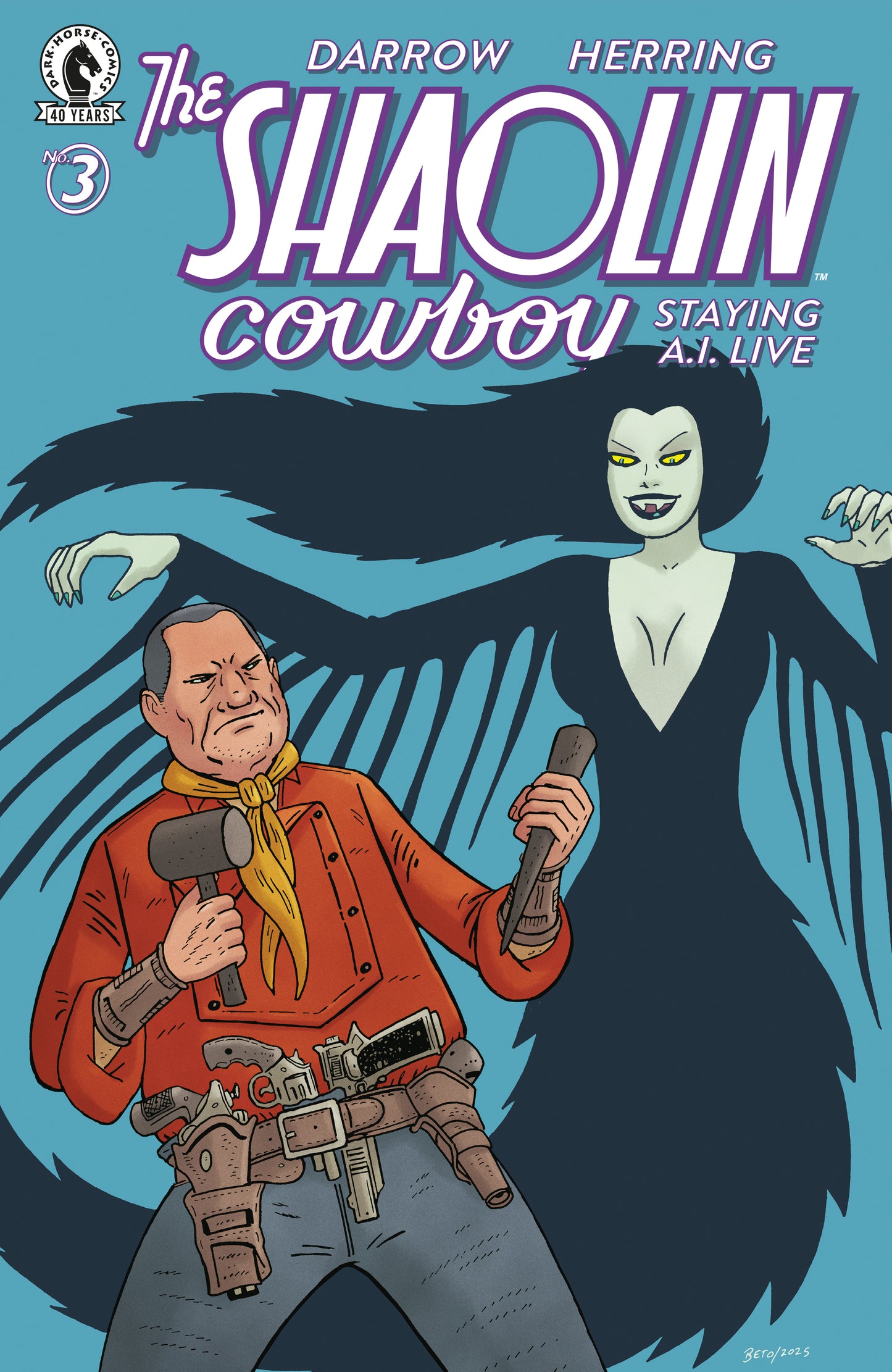 09/16/2026 Shaolin Cowboy: Staying A.I.Live #3 (CVR C) (Gilbert Hernandez) DARK HORSE COMICS