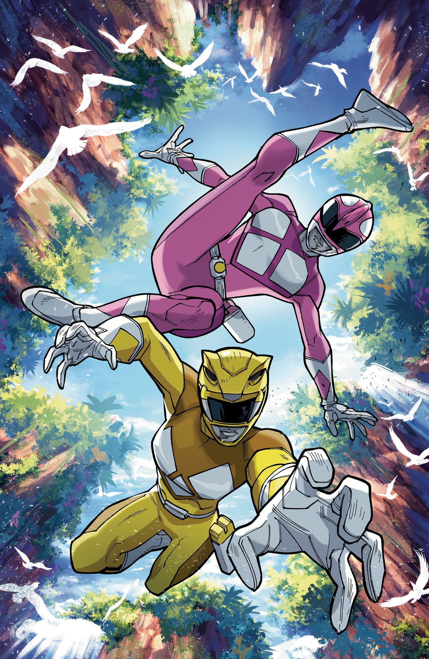 08/26/2026 Mighty Morphin Power Rangers (2026) #3 E Foil Variant (Full Art, Foil, Balám) BOOM ENTERTAINMENT