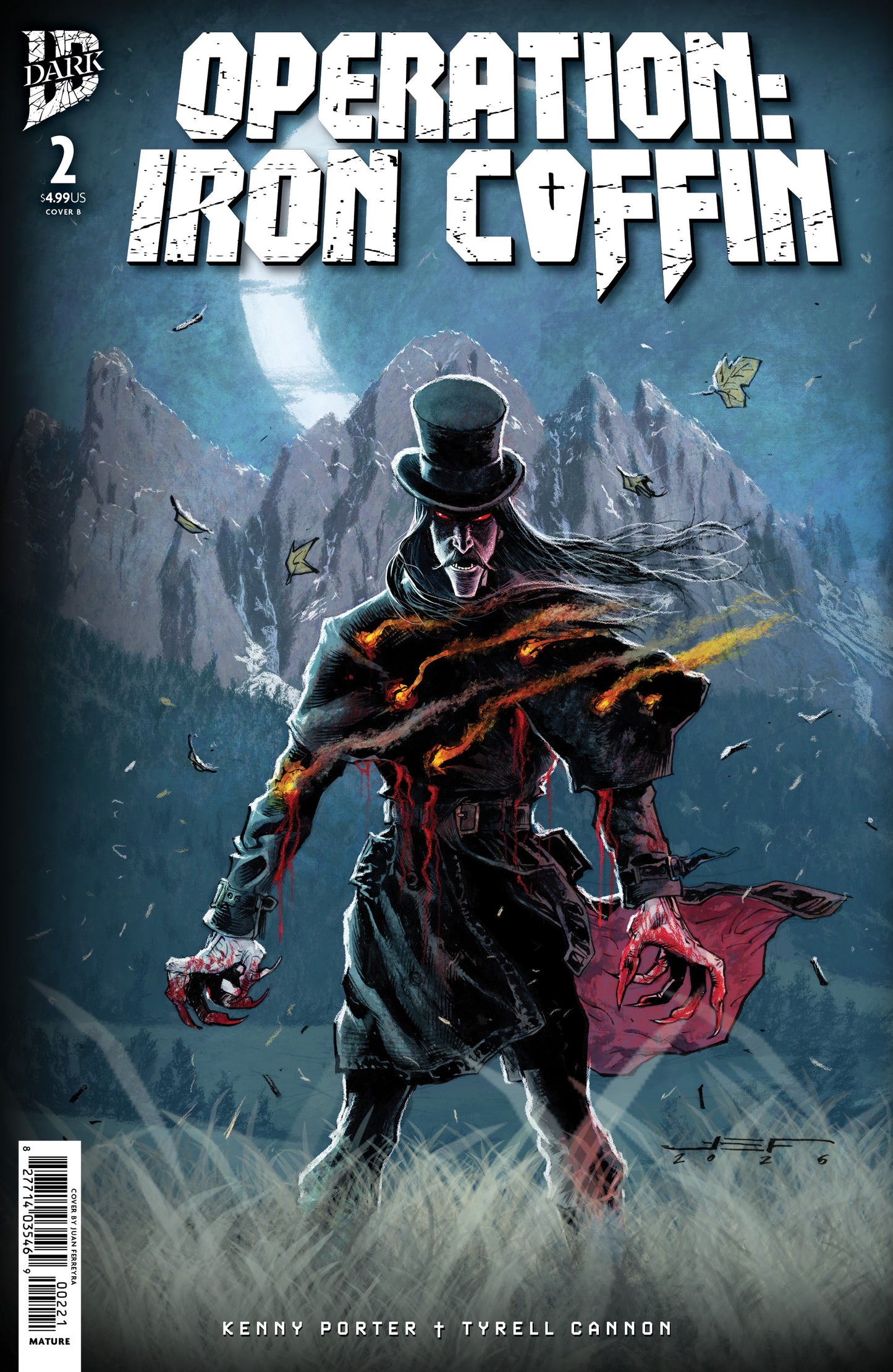 08/26/2026 Operation: Iron Coffin #2 Variant B (Ferreyra) IDW PUBLISHING