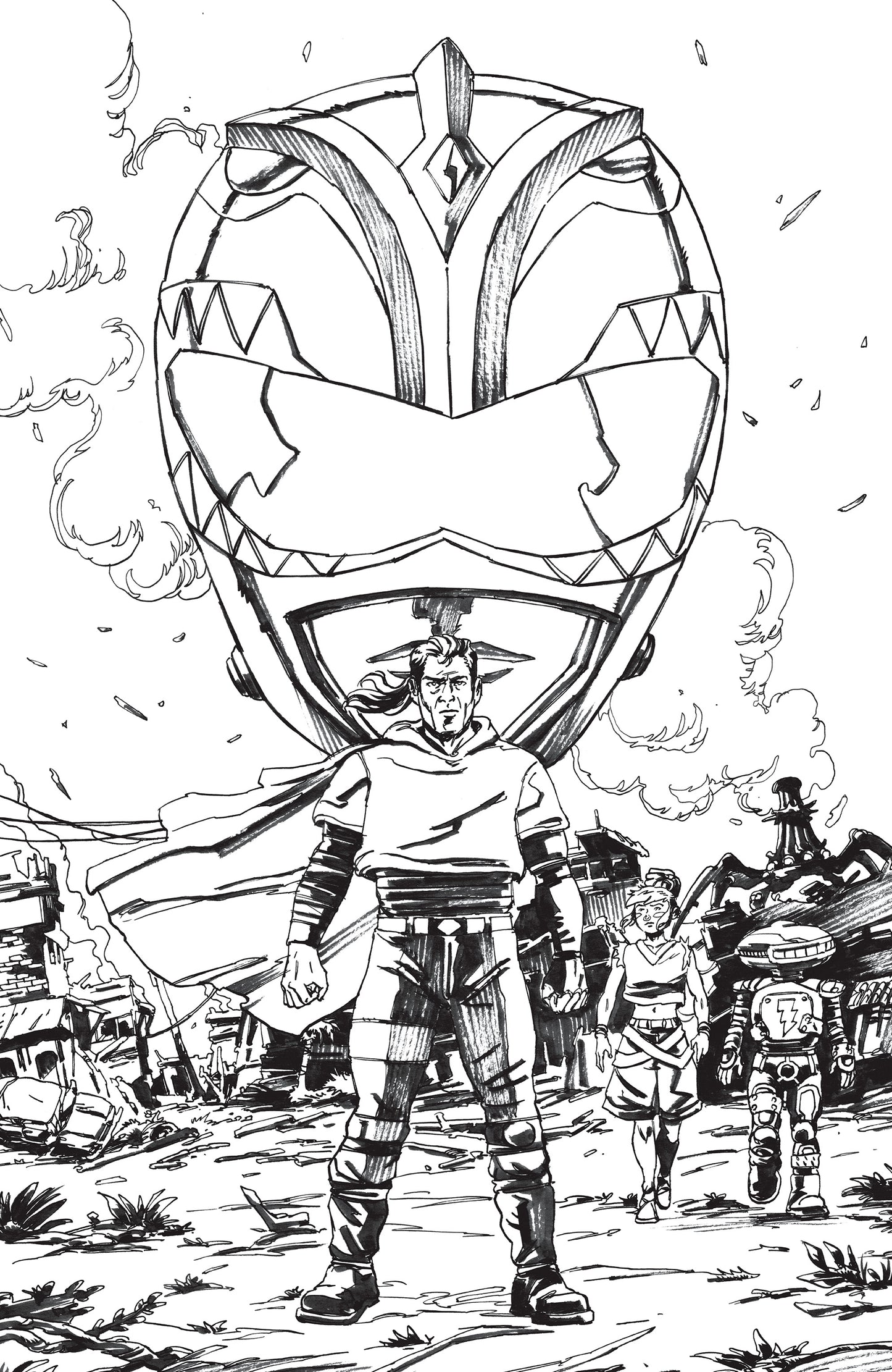 08/05/2026 Power Rangers Green #1 N Unlimited Variant (Full Art, Vargas) BOOM ENTERTAINMENT