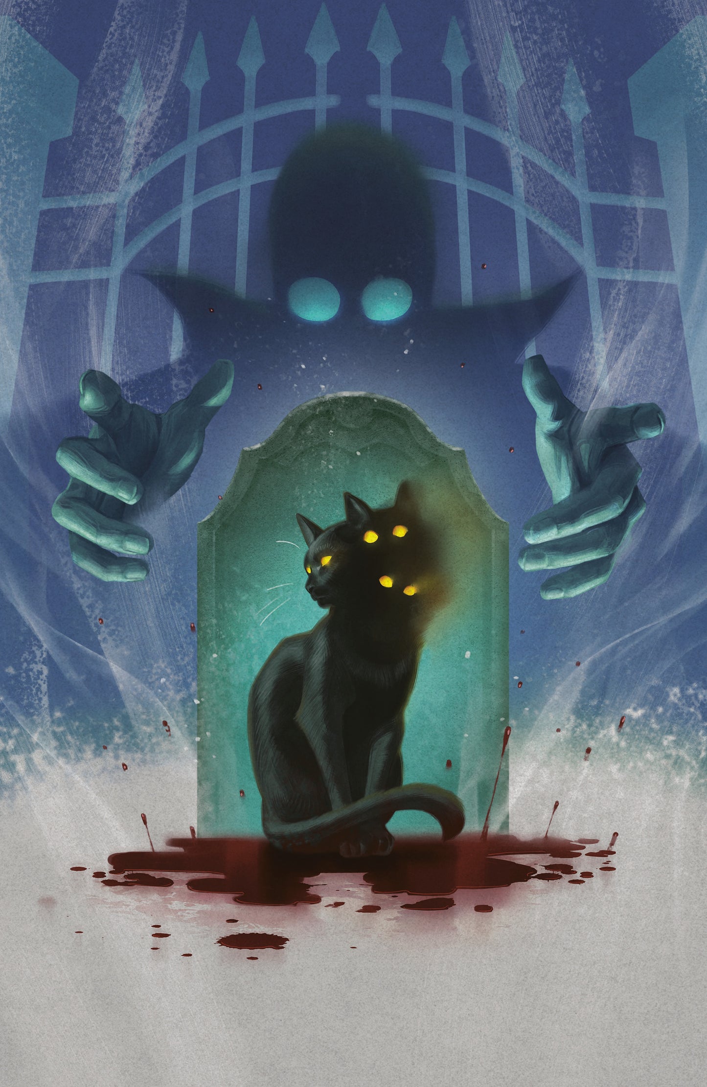 08/19/2026 Stuff of Nightmares: The Cat in the Coffin #1 B Variant (Dressed, Murakami) BOOM ENTERTAINMENT