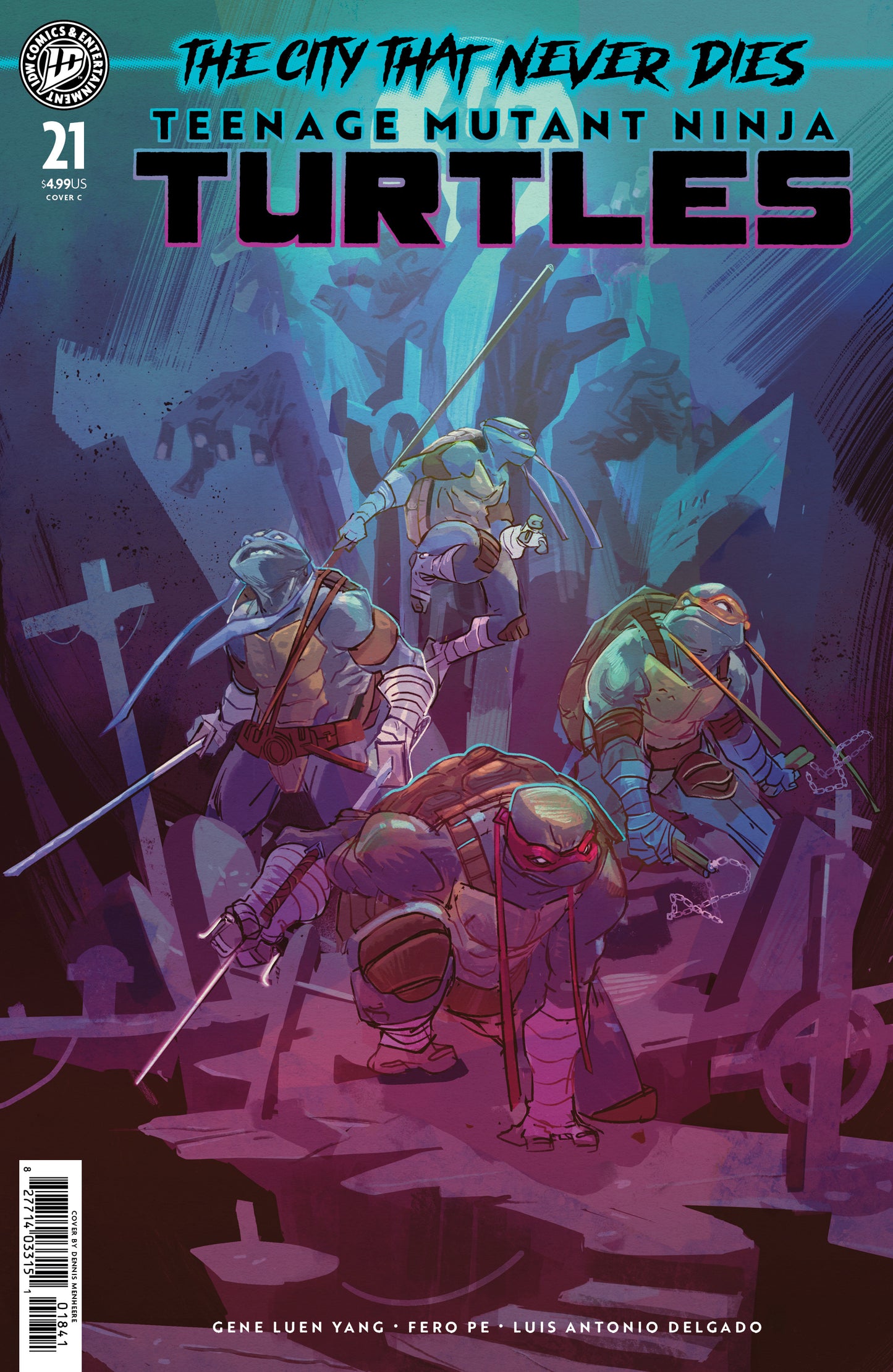 08/19/2026 Teenage Mutant Ninja Turtles #21 Variant C (Menheere) IDW PUBLISHING