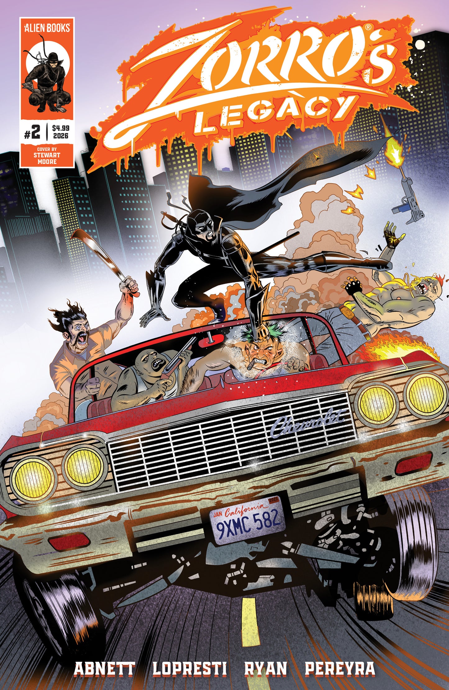 08/19/2026 Zorro's Legacy #2 Variant B (Moore) IDW PUBLISHING