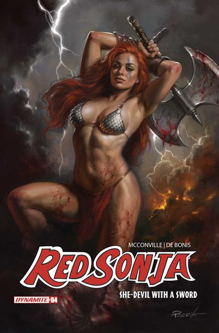 08/05/2026 RED SONJA SHE DEVIL WITH A SWORD #4 CVR B LUCIO PARRILLO VAR DYNAMITE ENTERTAINMENT