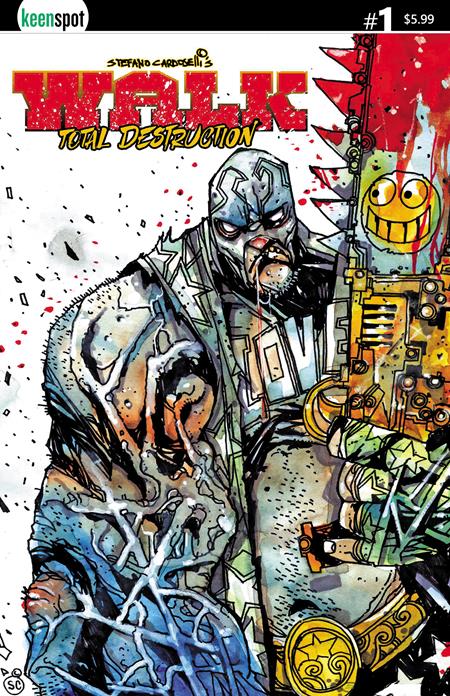 08/26/2026 WALK TOTAL DESTRUCTION #1 (ONE SHOT) CVR A STEFANO CARDOSELLI SMILEYSAW EX POSSE HOLDINGS