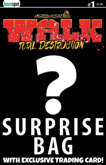 08/26/2026 WALK TOTAL DESTRUCTION #1 (ONE SHOT) CVR B STEFANO CARDOSELLI SURPRISE COVER BAGGED WITH TRADING CAR EX POSSE HOLDINGS