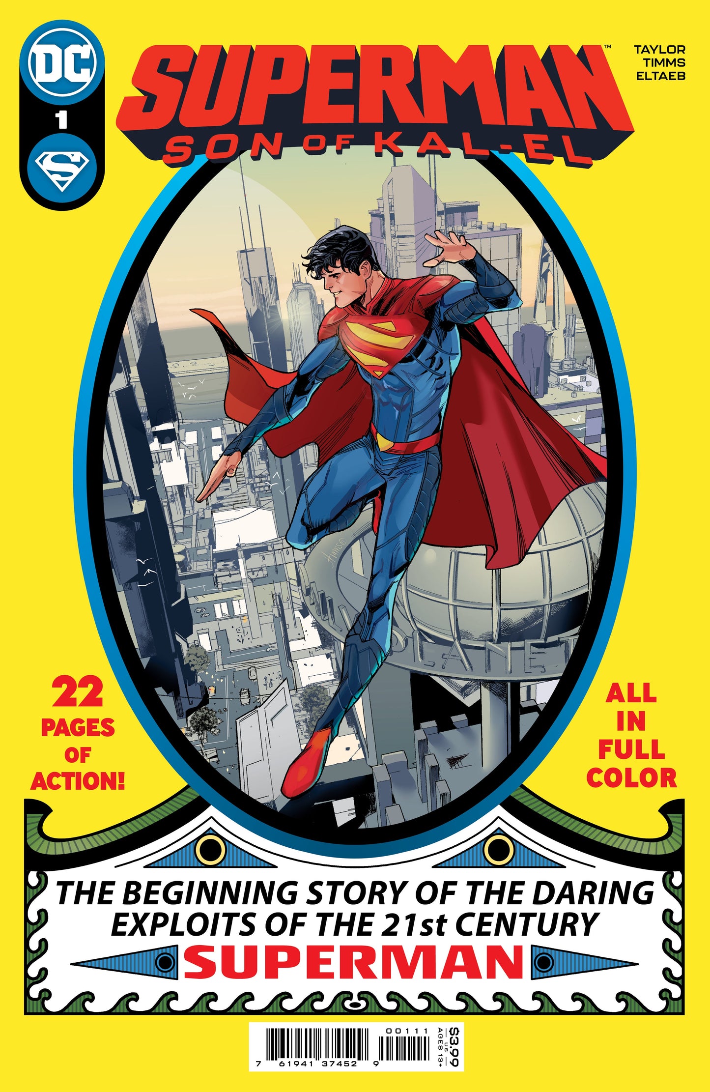 SUPERMAN SON OF KAL-EL #1 CVR A JOHN TIMMS 1ST PRINT 2021 Superman DC COMICS