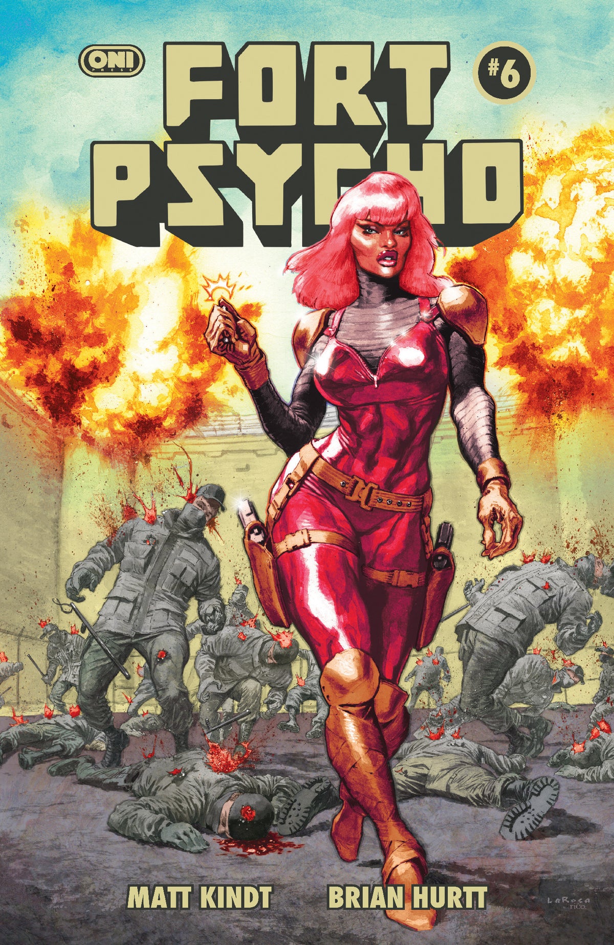 01/20/2027 Fort Psycho #6 Cover B Lewis LaRosa Var ONI PRESS