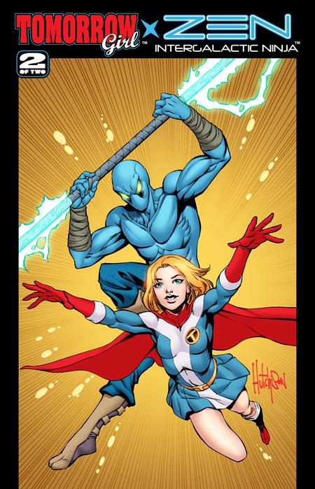 01/06/2027 TOMORROW GIRL X ZEN INTERGALACTIC NINJA #2 (OF 2) CVR A DAVID HUTCHISON MASSIVE PUBLISHING