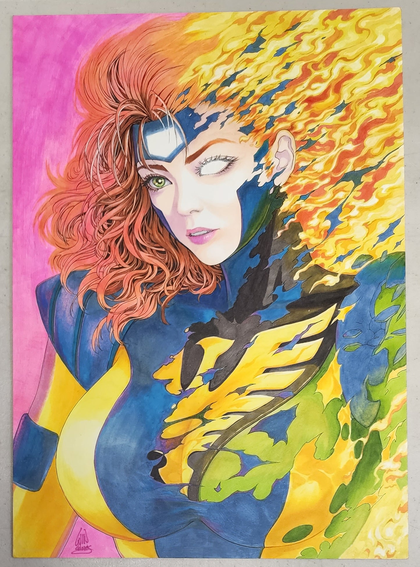 JEAN GREY PHOENIX BY VANESSA TOLENTINO Gwen Stacy MARVEL COMICS