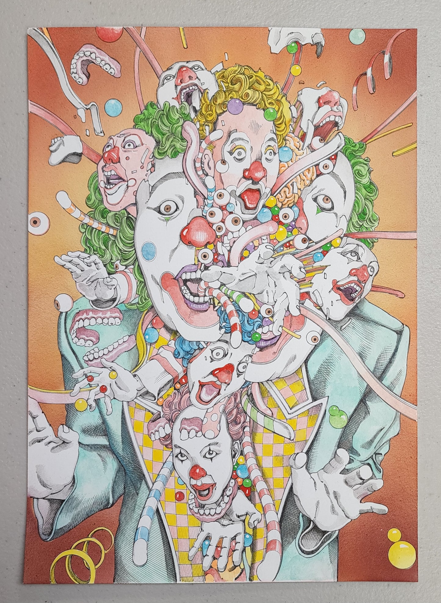 HAHA #4 ORIGINAL COVER ART BY SHINTARO KAGO IMAGE COMICS