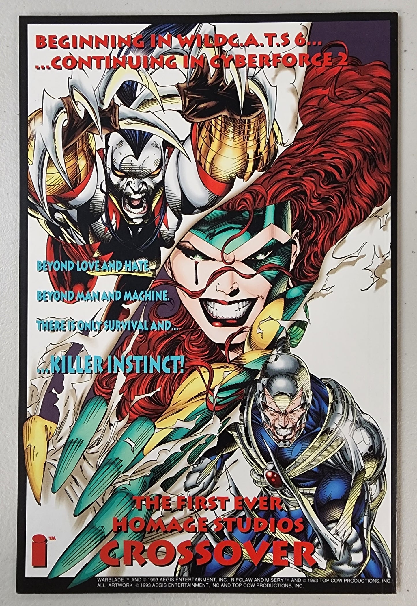 DEATHMATE BLACK #1 1993 (1ST APP GEN 13) IMAGE COMICS