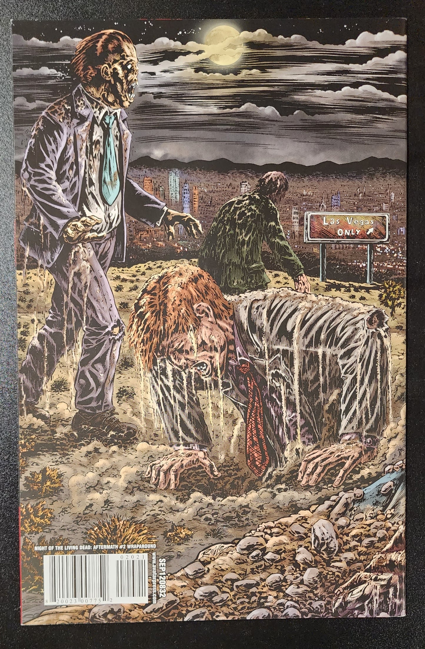 NIGHT OF LIVING DEAD AFTERMATH #2 WRAPAROUND VARIANT Night of Living Dead AVATAR PRESS INC