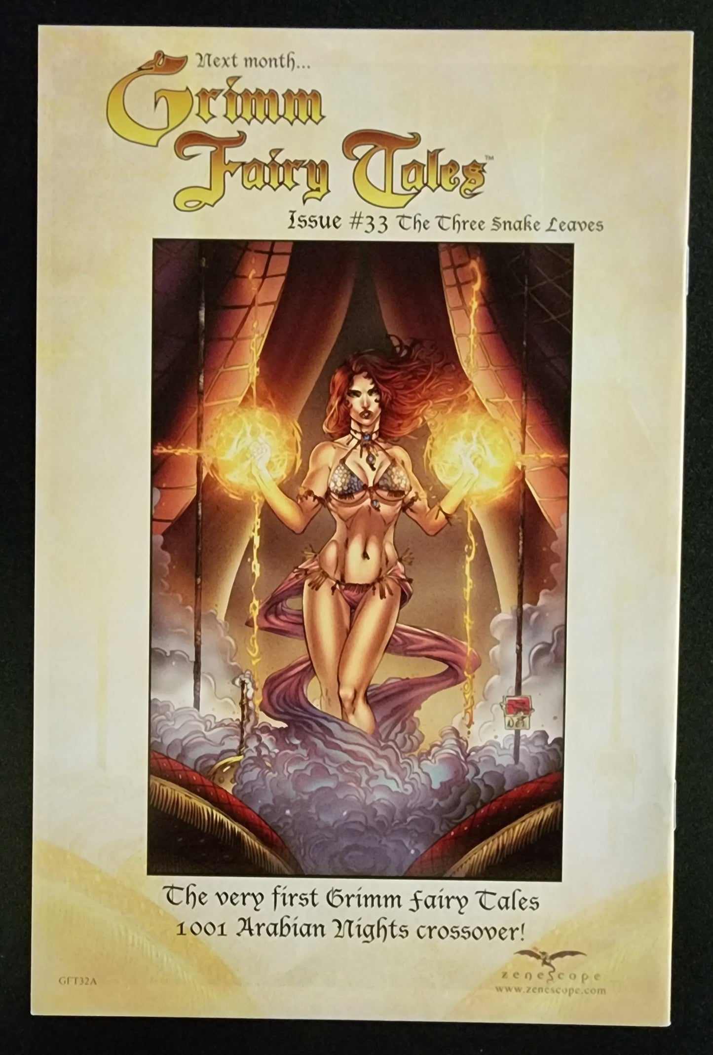 GRIMM FAIRY TALES #32 SIGNED BY EBAS ZENESCOPE ENTERTAINMENT INC