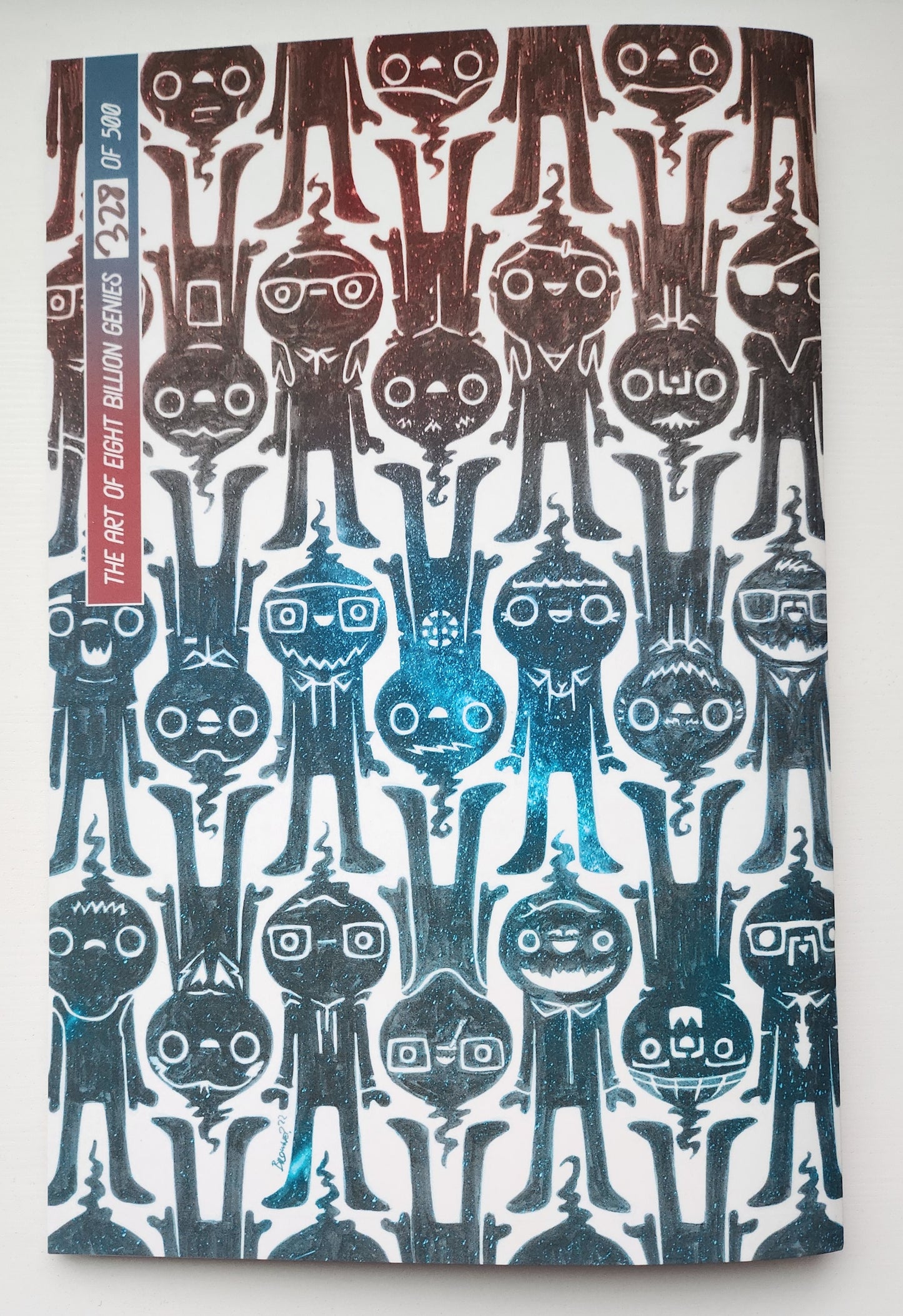 ART OF EIGHT BILLION GENIES SPECIAL EDITION SIGNED BY CHARLES SOULE & RYAN BROWNE #328/500 IMAGE COMICS