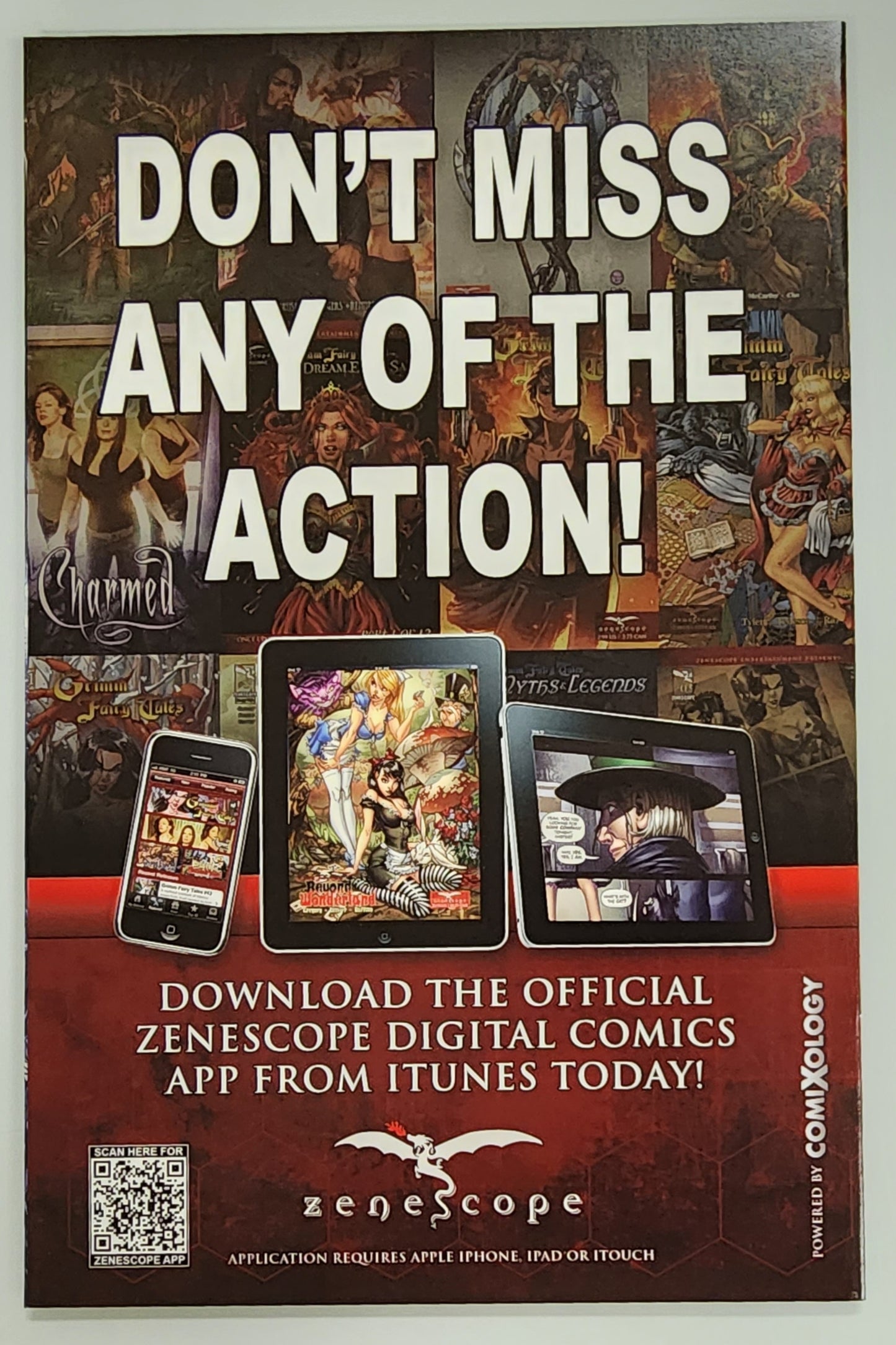 GRIMM FAIRY TALES WONDERLAND DOWN THE RABBIT HOLE #4 GREG HORN 2013 ZENESCOPE ENTERTAINMENT INC