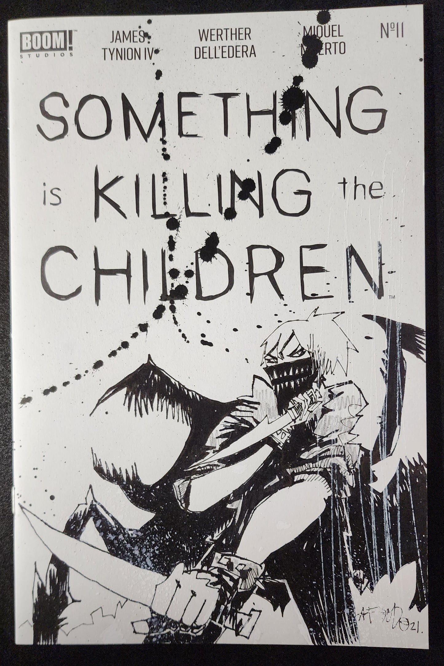 SIKTC ERICA SLAUGHTER BY JIM MAHFOOD ON SIKTC #11 BLANK SKETCH COVER comic books BOOM! STUDIOS