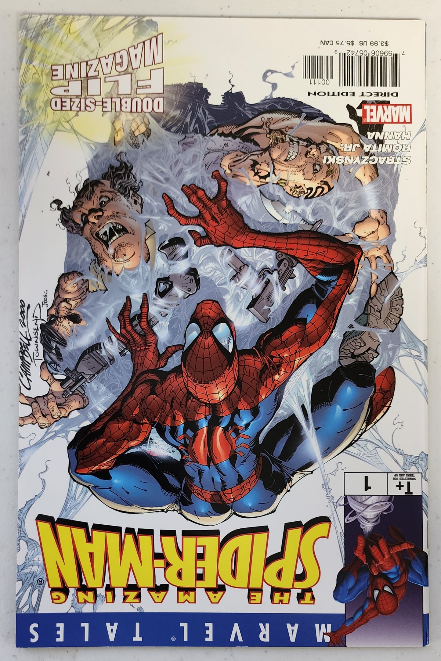 MARVEL TALES FLIP MAGAZINE ARANA #1 / AMAZING SPIDER-MAN #1 CAMPBELL Spider-Woman MARVEL COMICS