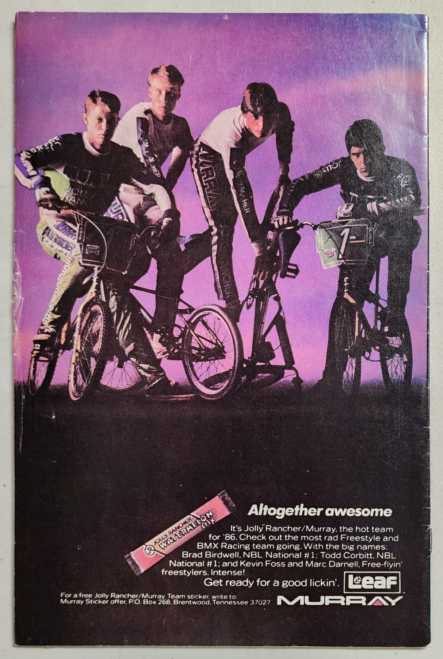 STAR BRAND #1 1986 MARVEL COMICS