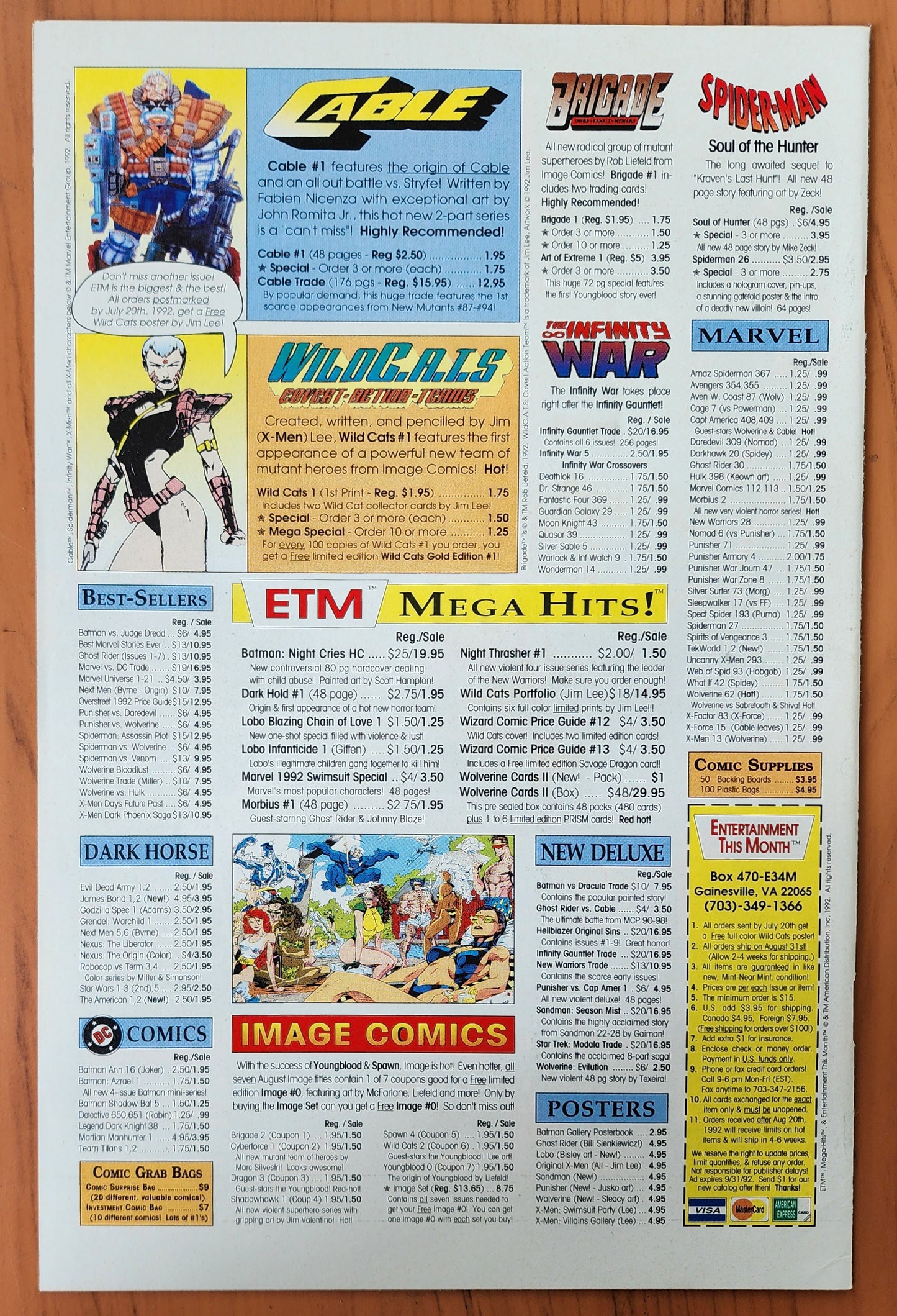 X-MEN #11 JIM LEE 1992 X-Men MARVEL COMICS