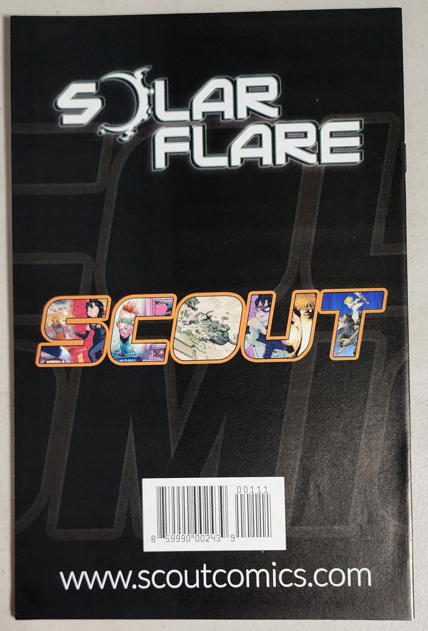 SOLAR FLARE #1 SIGNED BY JAMES HAICK SCOUT COMICS