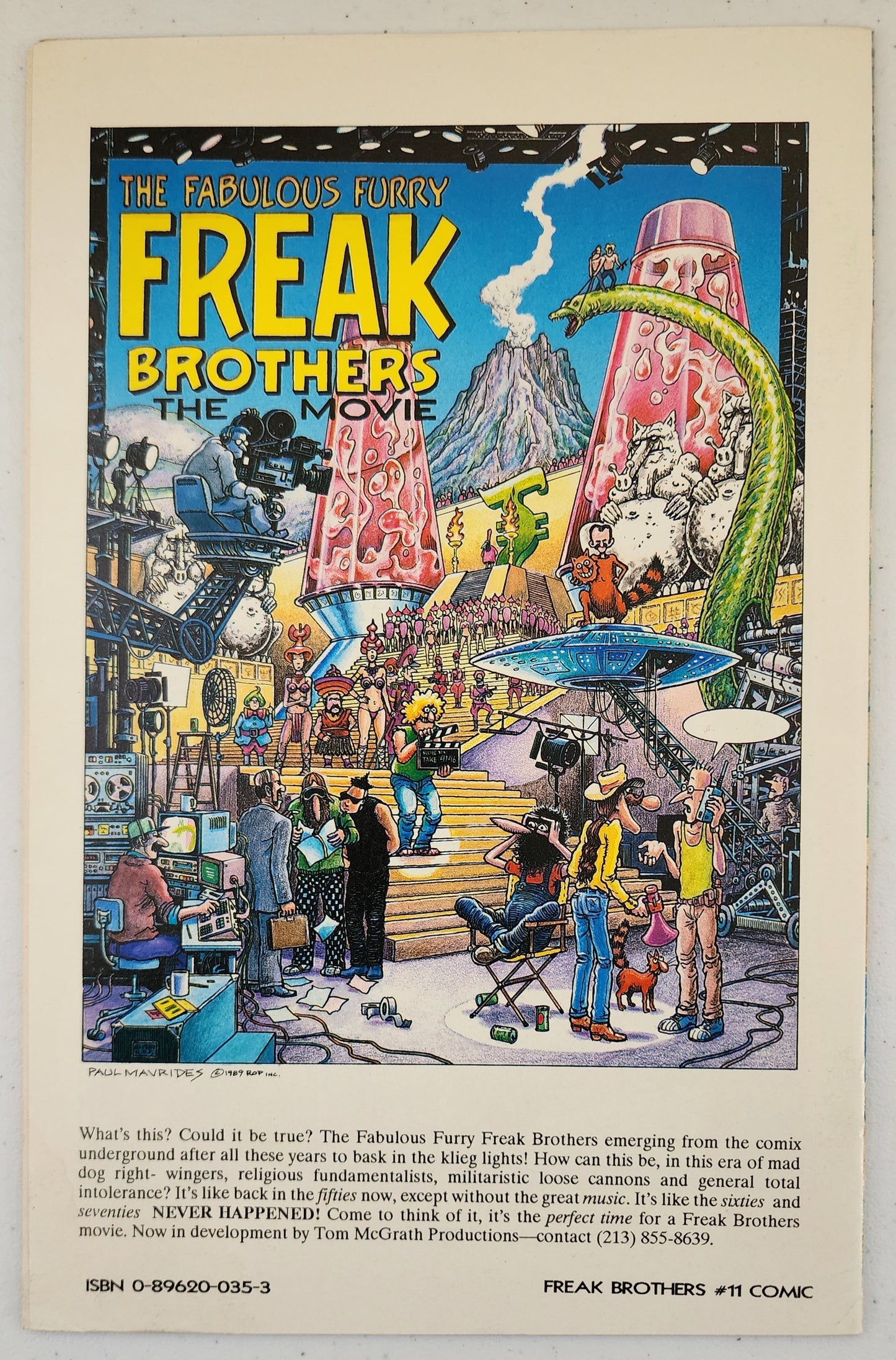 FABULOUS FURRY FREAK BROTHERS #11 RIP OFF PRESS