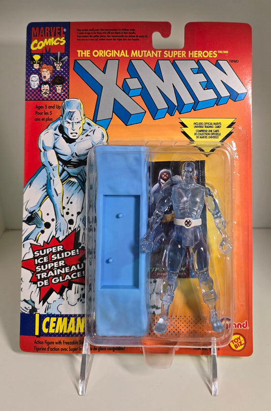 TOY BIZ UNCANNY X-MEN ICEMAN BLUE ACTION FIGURE 1993 [01B]