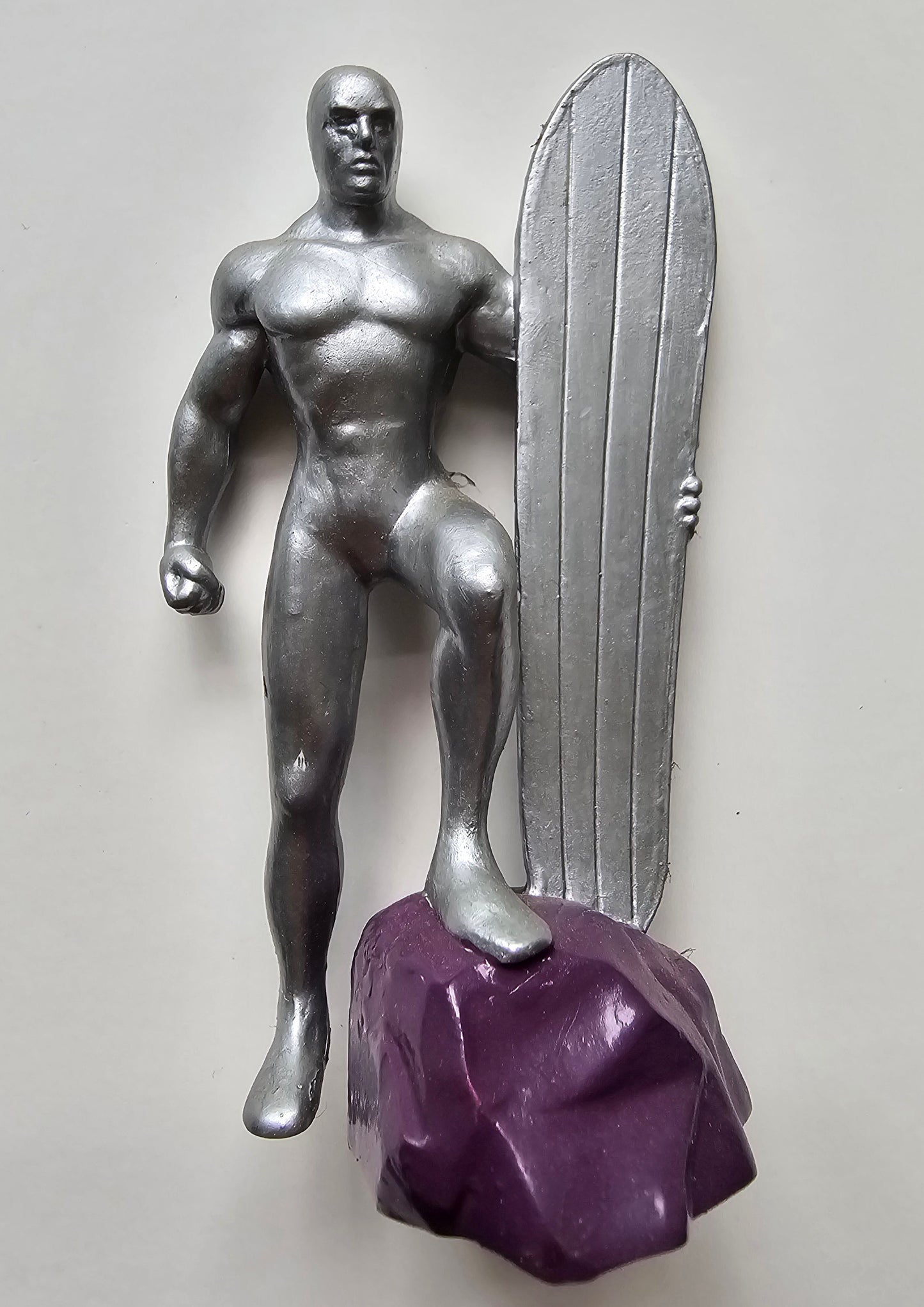 SILVER SURFER 3" inch LOOSE FIGURE 1990 Captain America MARVEL