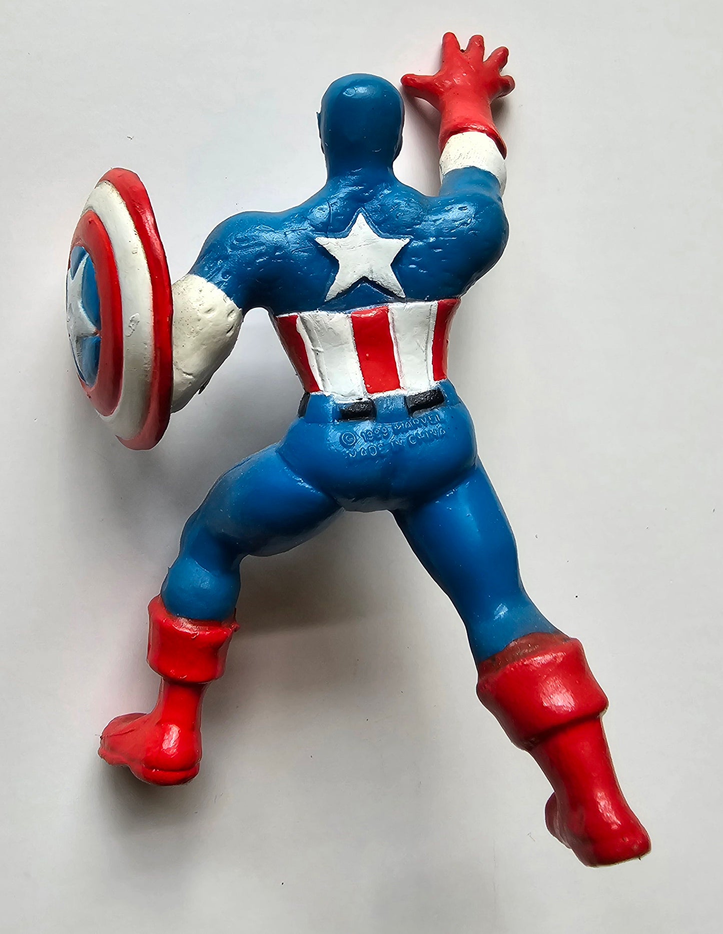 CAPTAIN AMERICA 1989 4" inch LOOSE FIGURE Captain America MARVEL