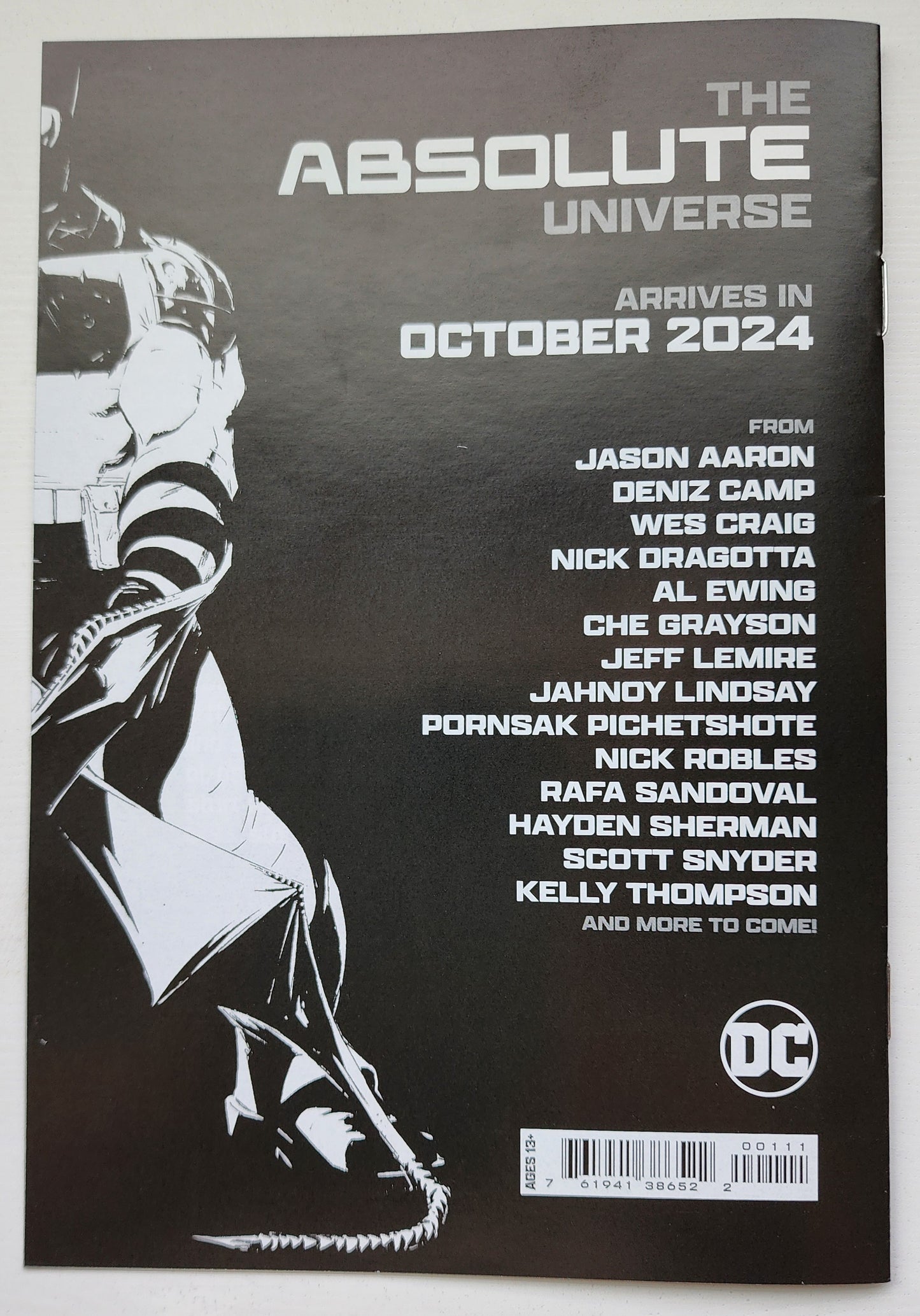 ABSOLUTE BATMAN SDCC ASHCAN 2024 Batman DC COMICS