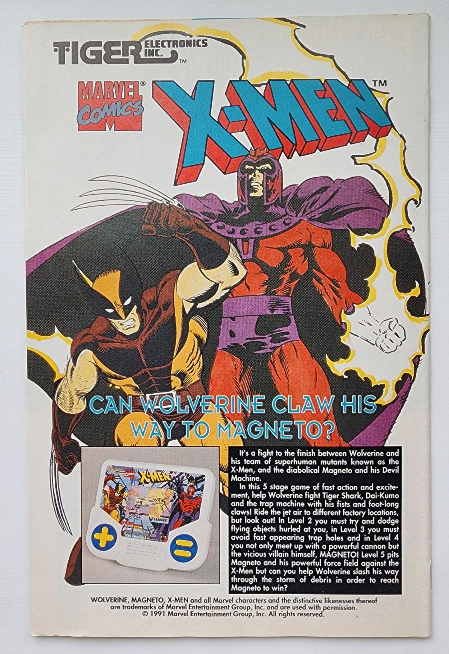 X-MEN #4 1991 (1ST APP OMEGA RED) NEWSSTAND(S02) X-Men MARVEL COMICS
