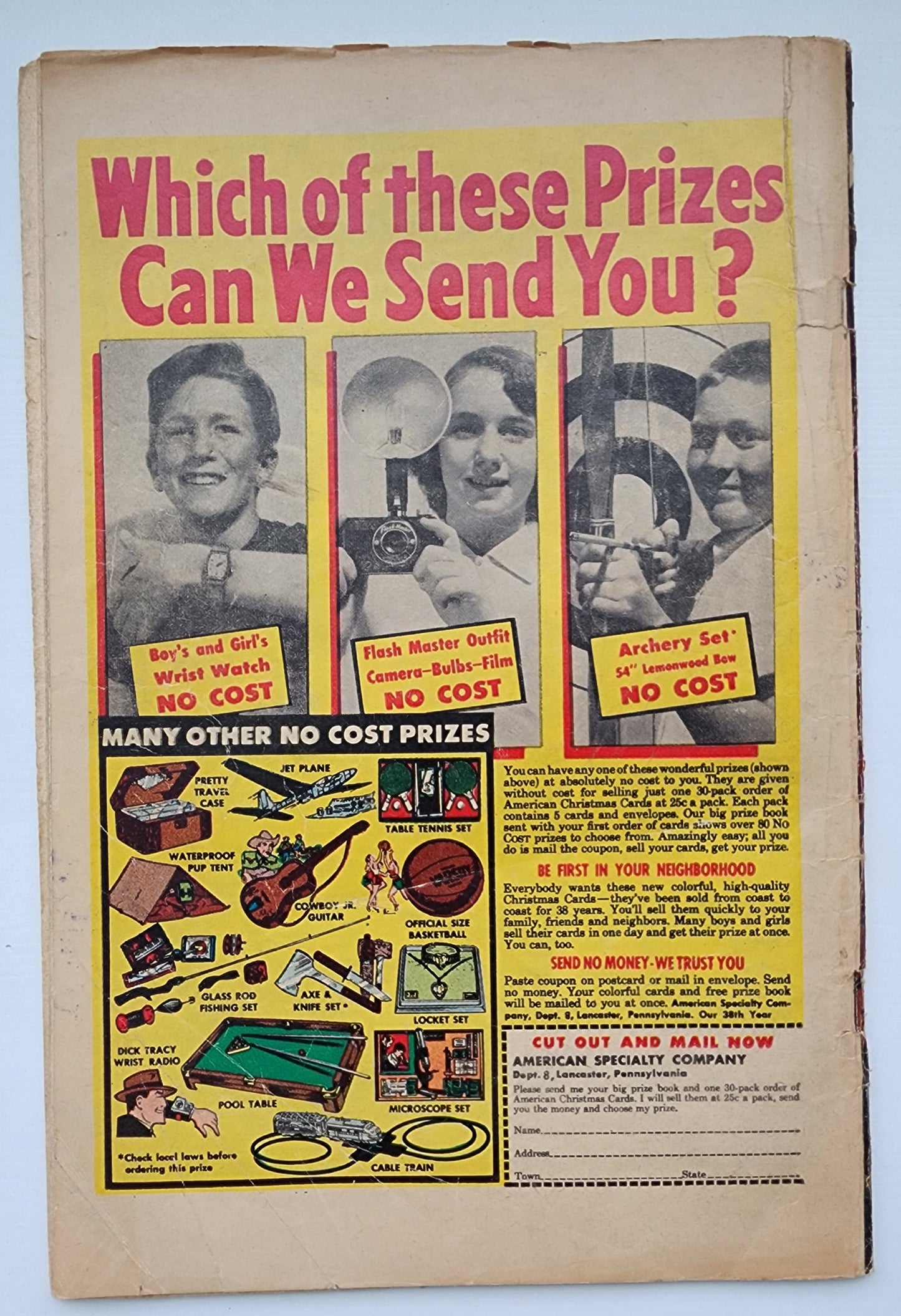 MYSTICAL TALES #4 1956 MARVEL COMICS