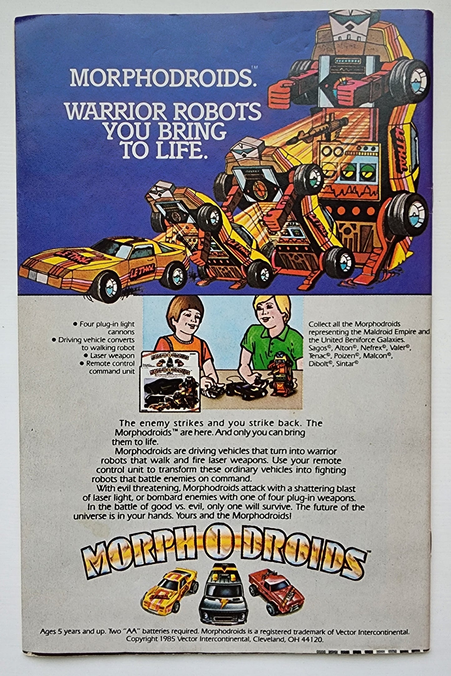 TRANSFORMERS #11 1985 (1ST APP JETFIGHTER) NEWSSTAND Transformers MARVEL COMICS