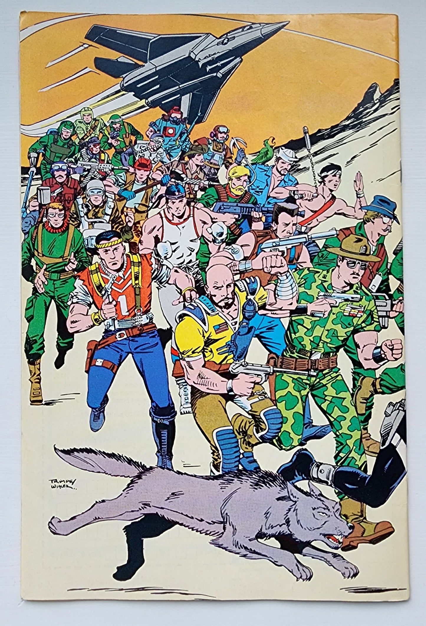 GI JOE ORDER OF BATTLE #2 1987 NEWSSTAND GI Joe MARVEL COMICS