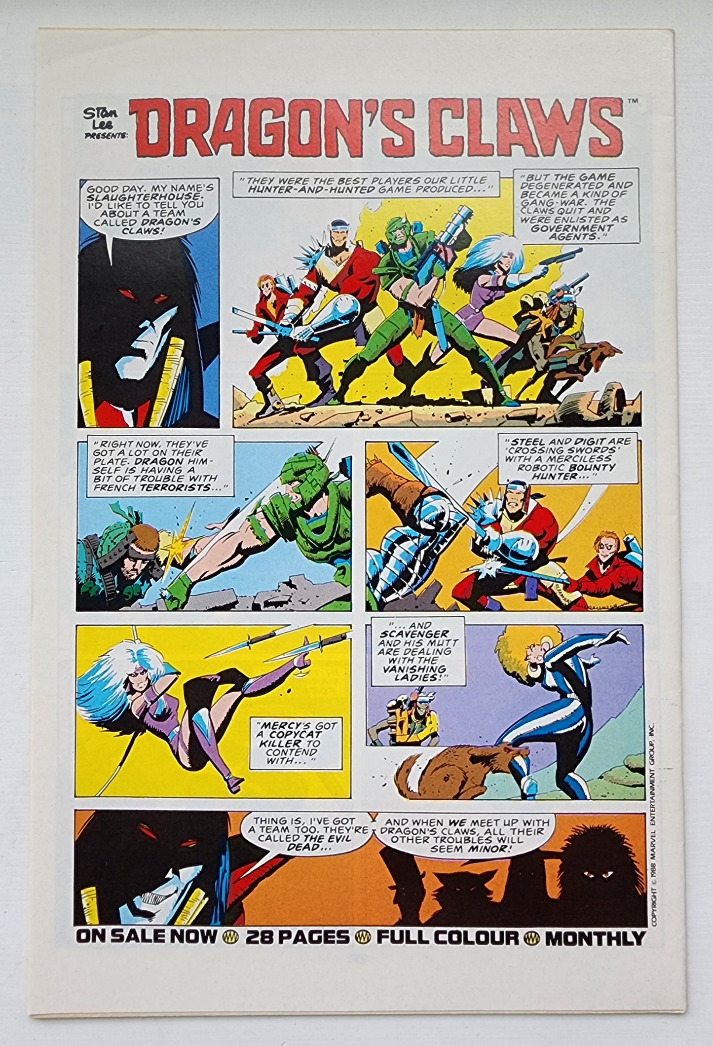 GI JOE EUROPEAN MISSIONS #5 1988 GI Joe MARVEL COMICS
