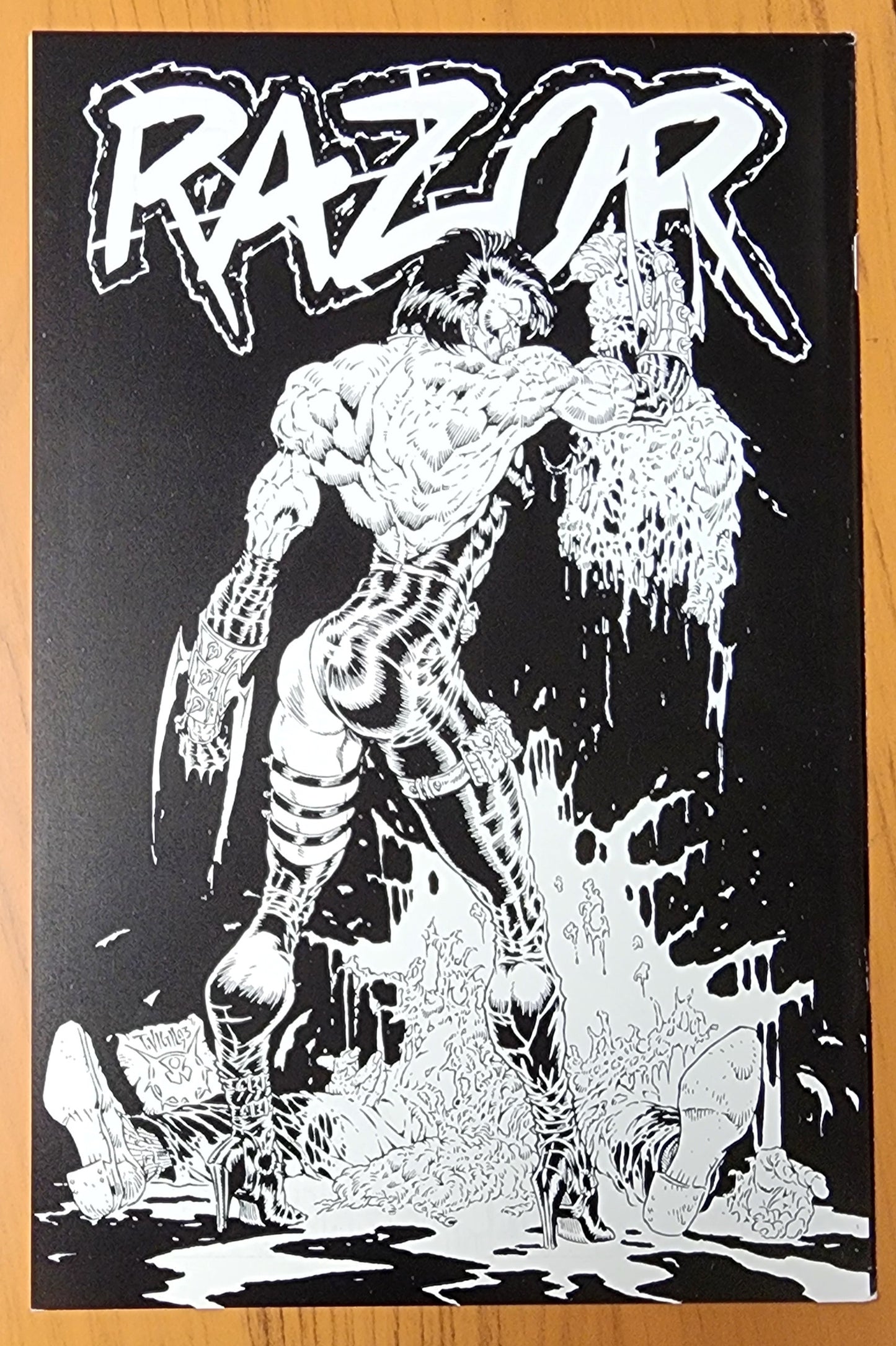 RAZOR ANNUAL #1 1993 (1ST APP SHI) Shi London Knight