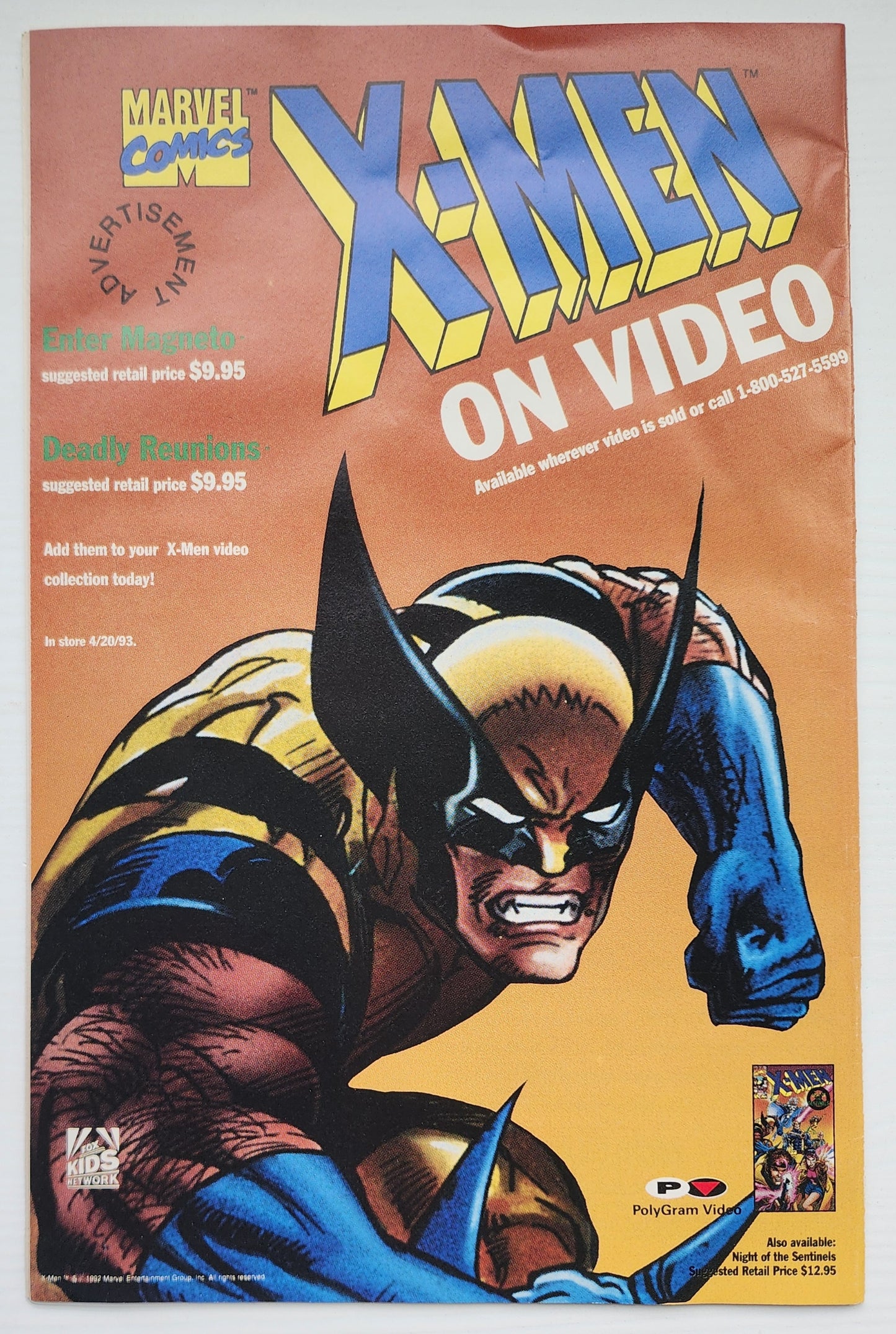 UNCANNY X-MEN #299 1993 X-Men MARVEL COMICS